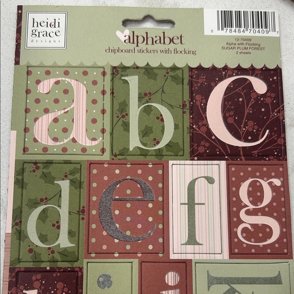 Heidi Grace Designs Alphabet Scrapbook Stickers Set - Picture 2 of 8